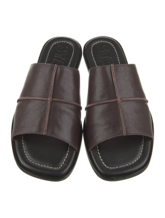 Staud Leather Slides
