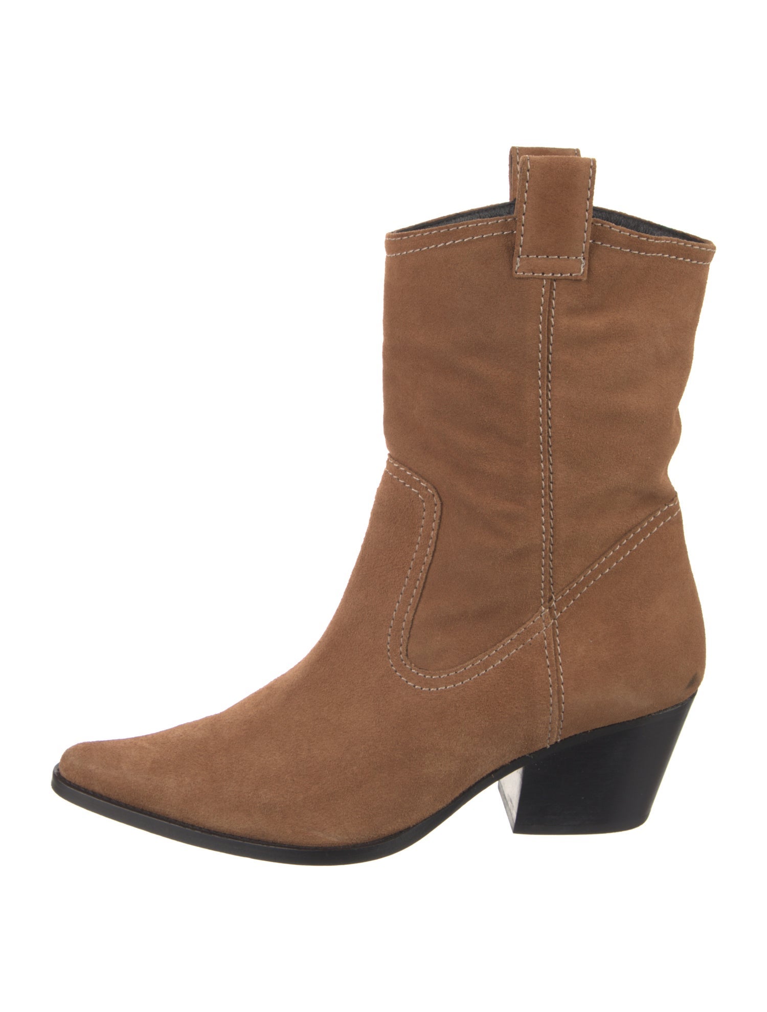 Staud Suede Western Boots