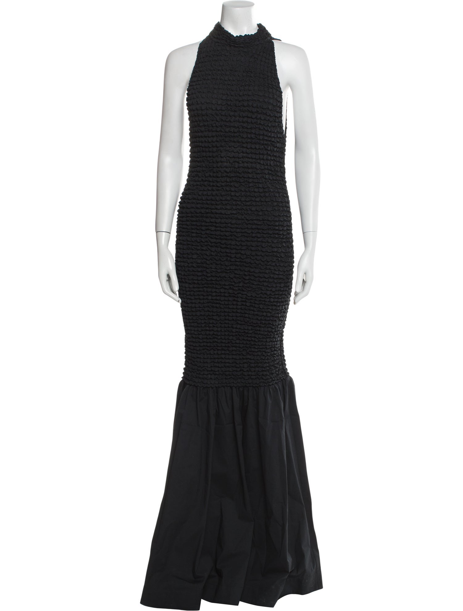 Staud Mock Neck Long Dress