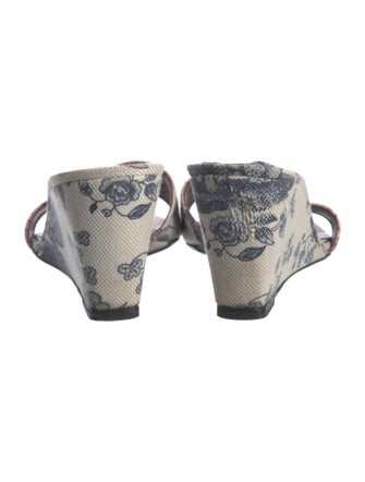 Staud Canvas Printed Slides