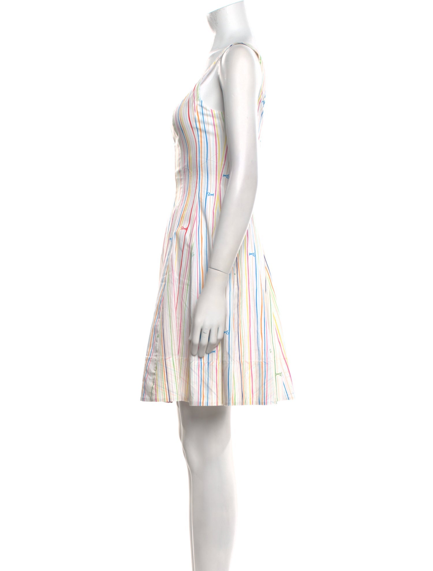 Staud Striped Mini Dress