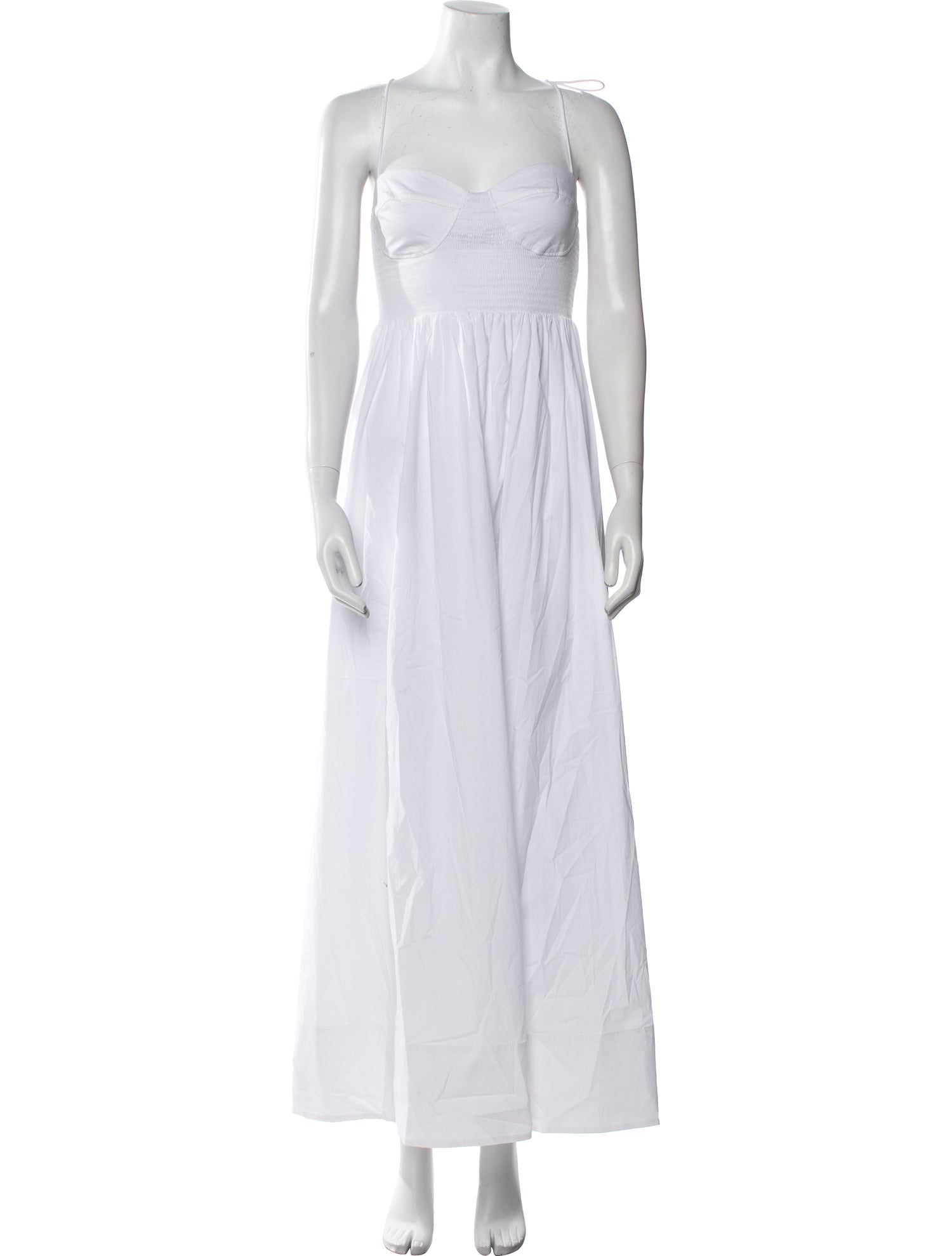 Staud Square Neckline Long Dress