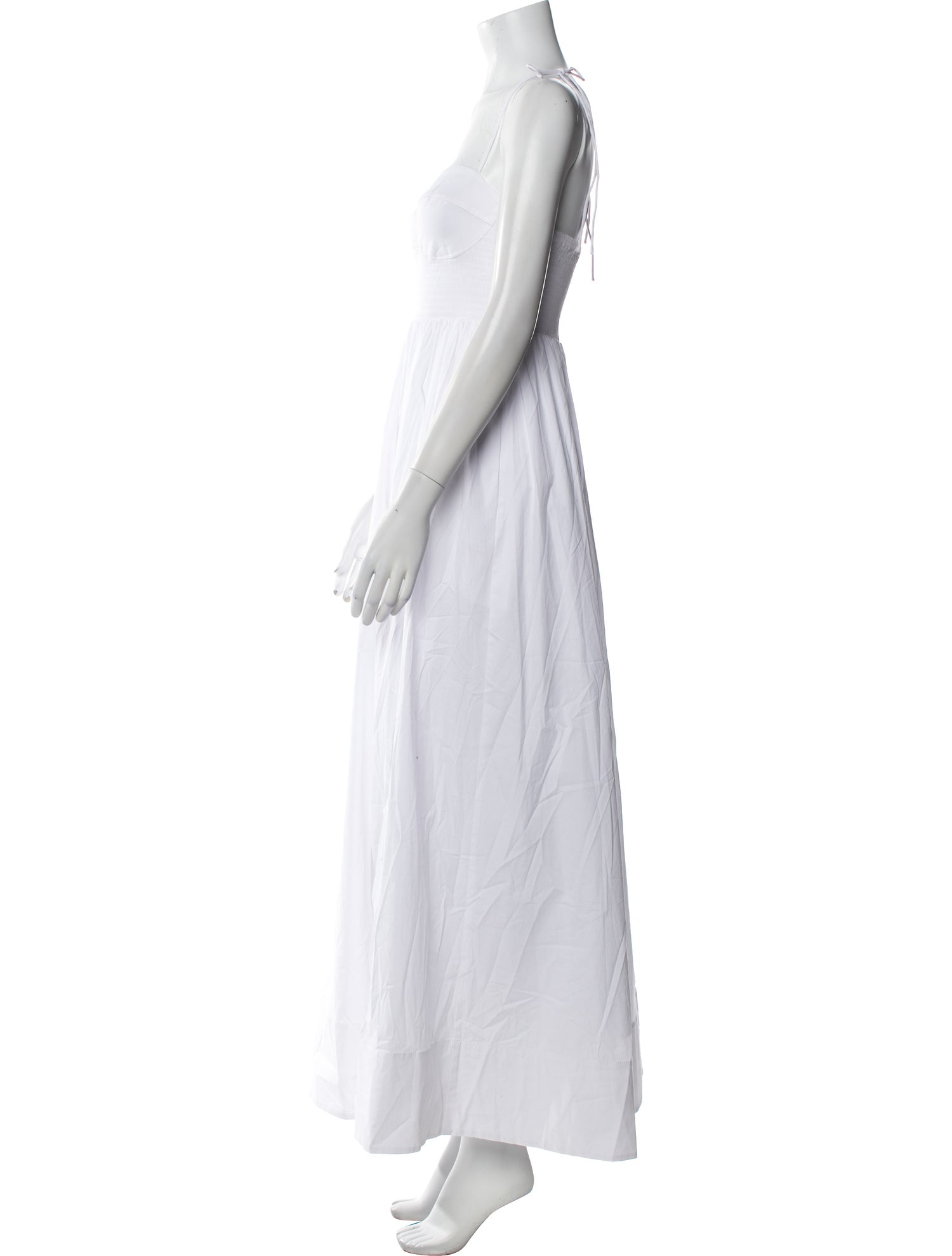 Staud Square Neckline Long Dress