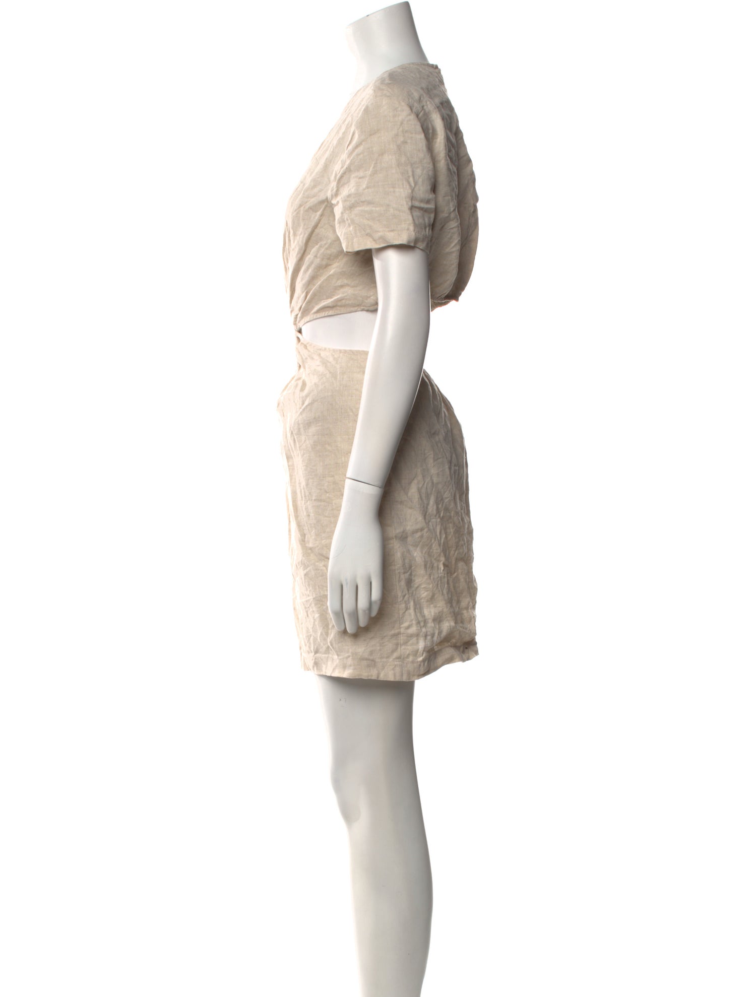 Staud Linen Knee-Length Dress