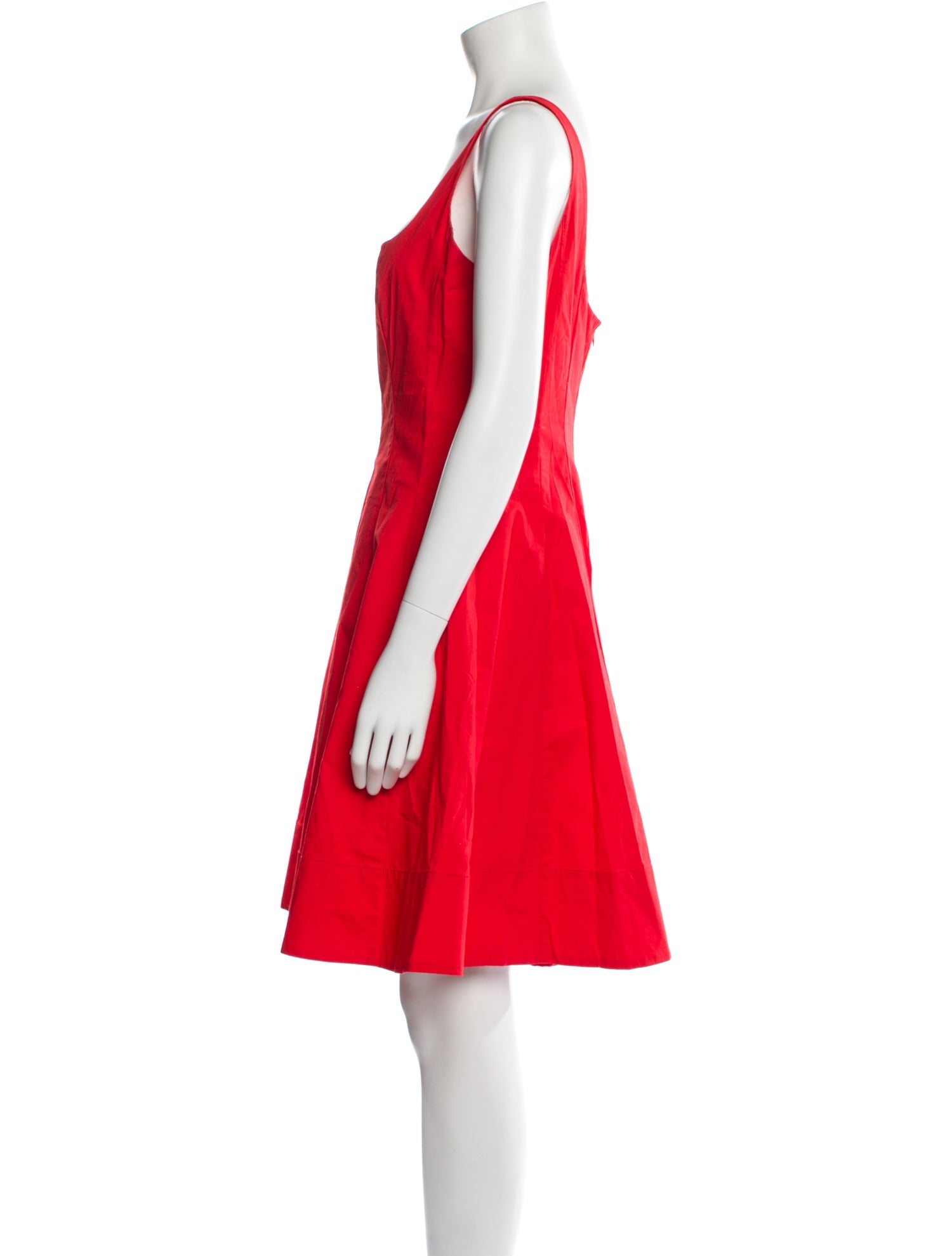 Staud Square Neckline Mini Dress