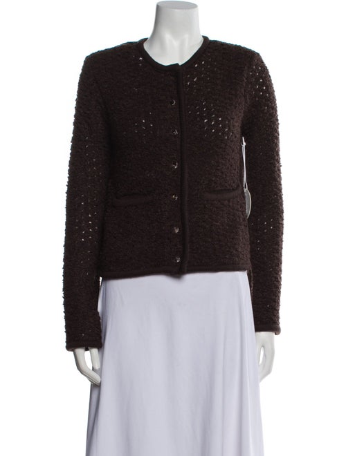 Staud Tweed Pattern Evening Jacket