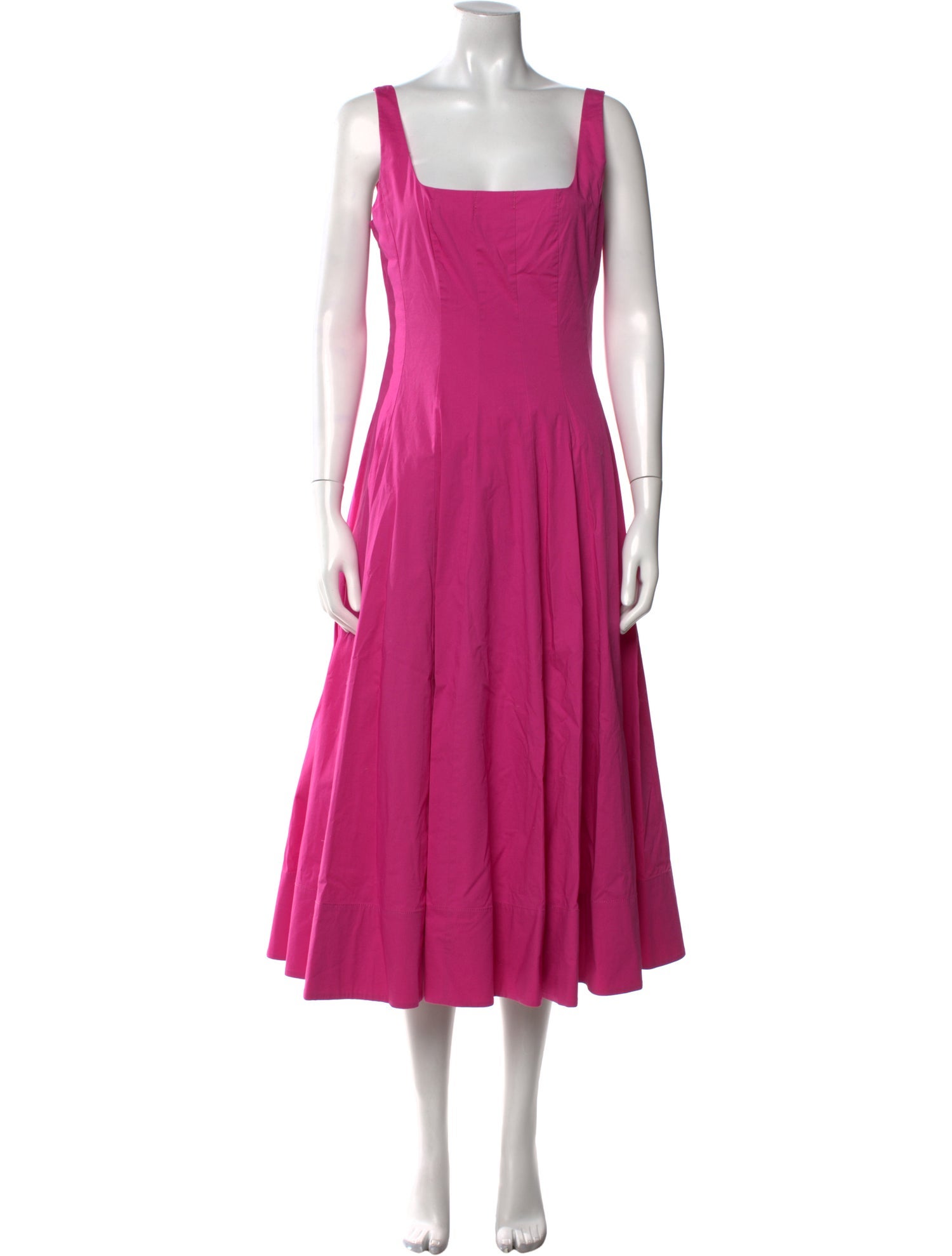 Staud Square Neckline Long Dress