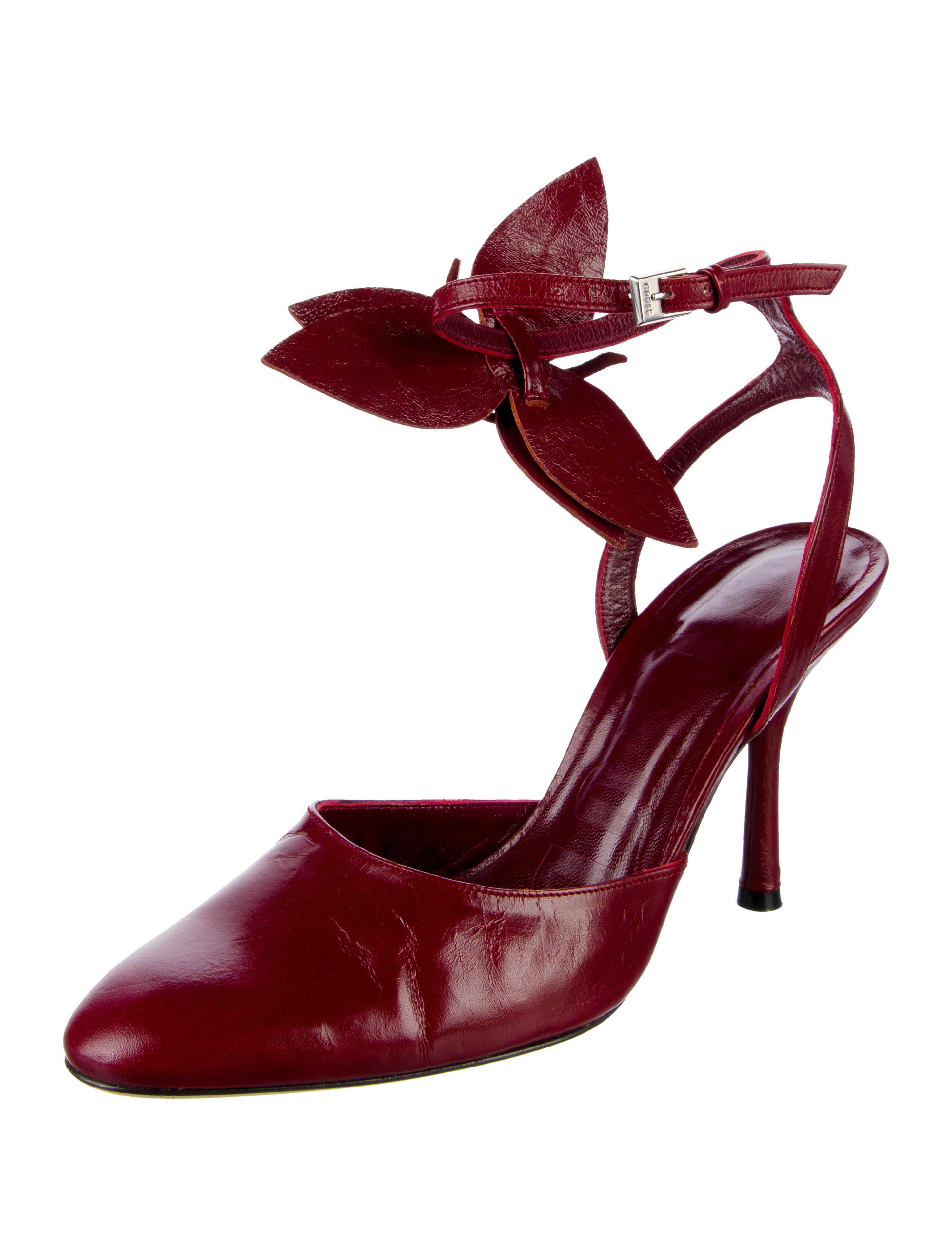 Staud Leather D'Orsay Pumps
