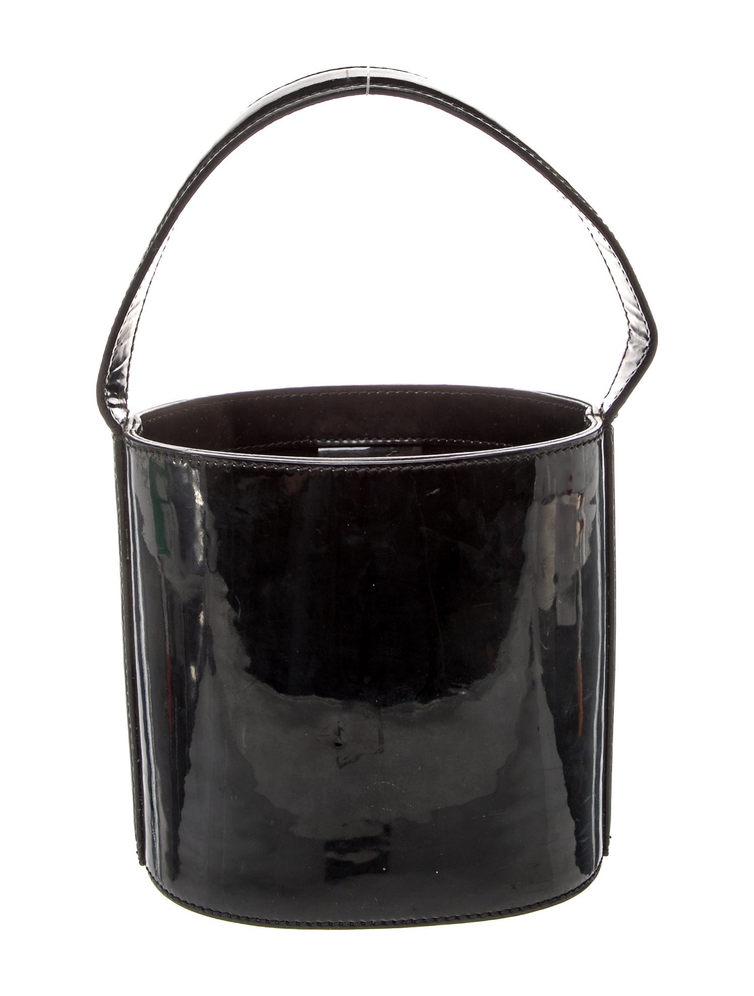 Staud Patent Leather Bucket Bag