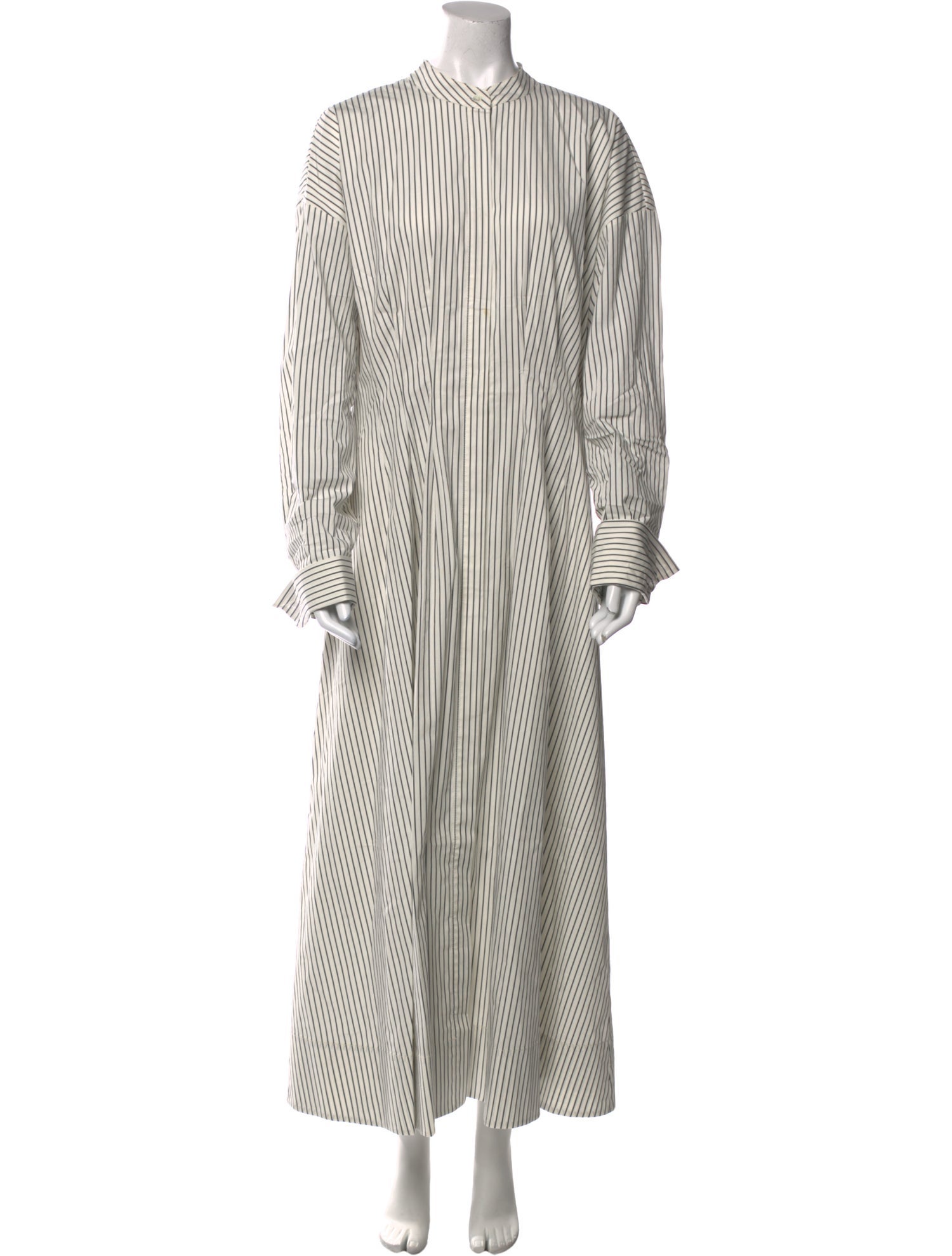 Staud Striped Long Dress