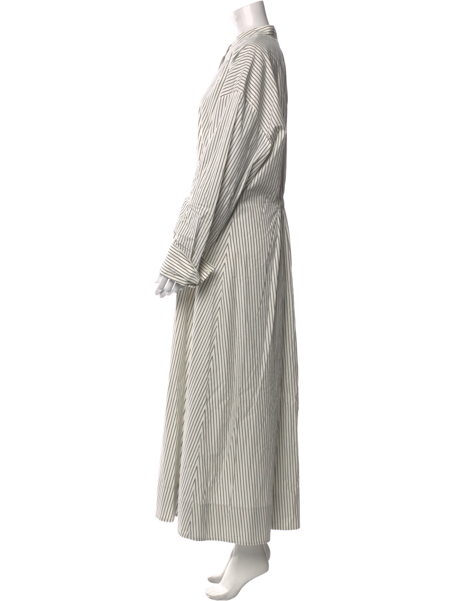 Staud Striped Long Dress