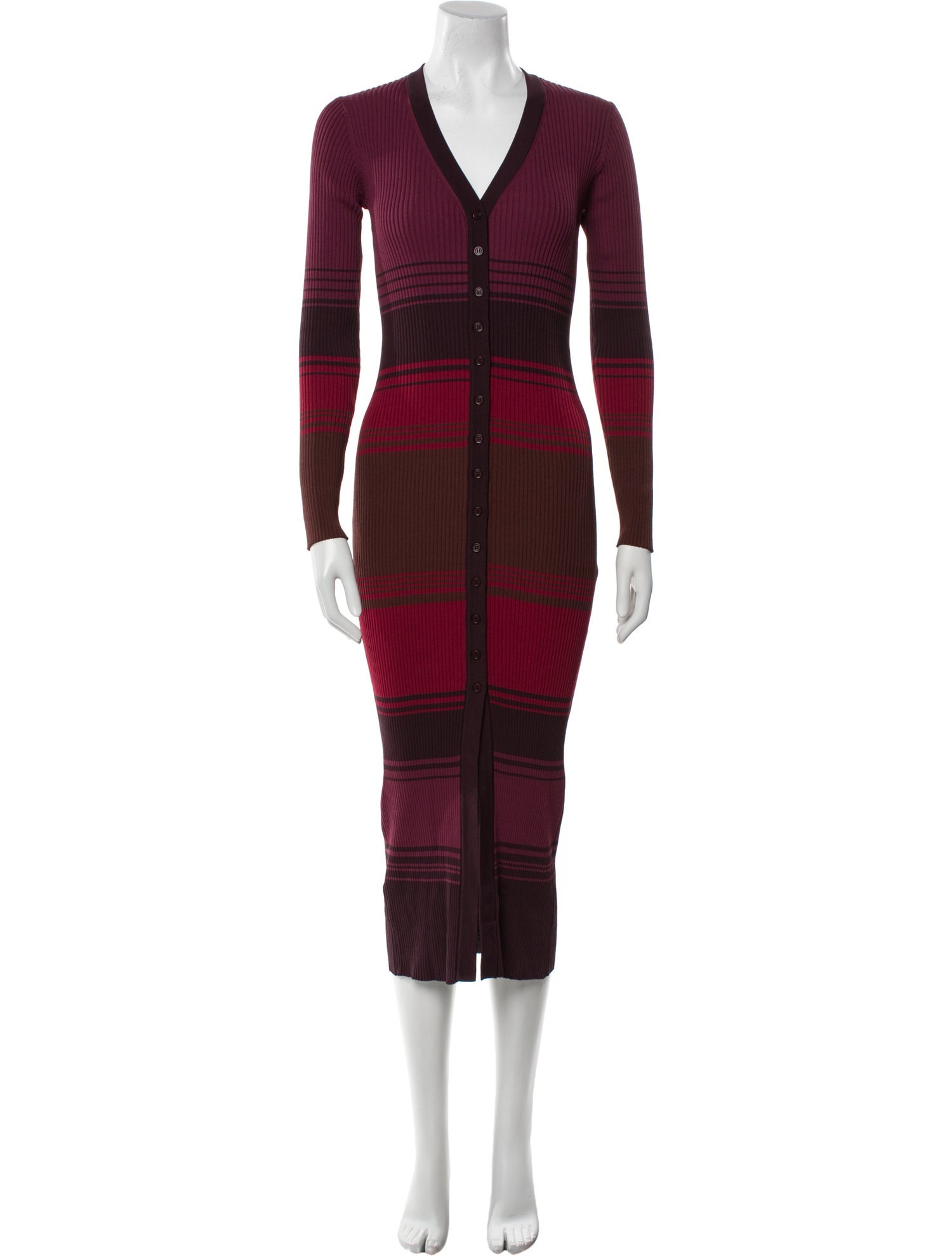 Staud V-Neck Long Dress w/ Tags