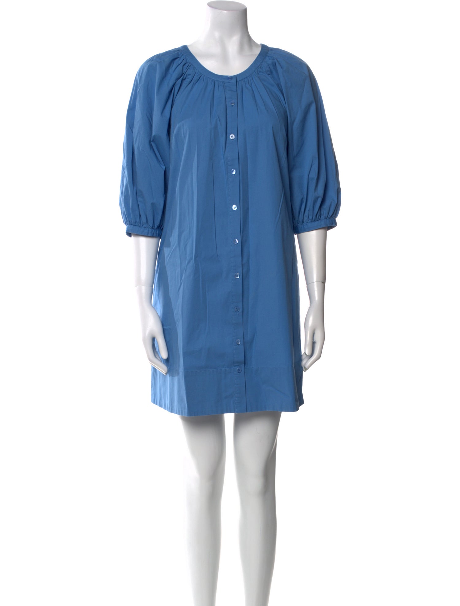 Staud Crew Neck Mini Dress