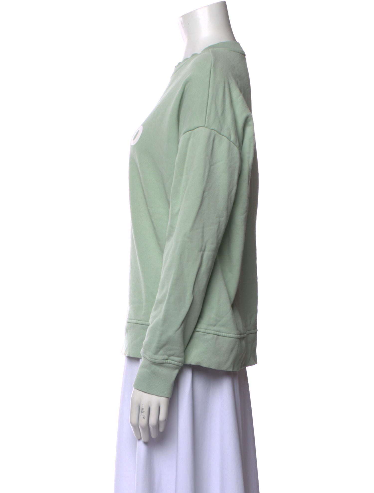 Staud Graphic Print Crew Neck Sweatshirt