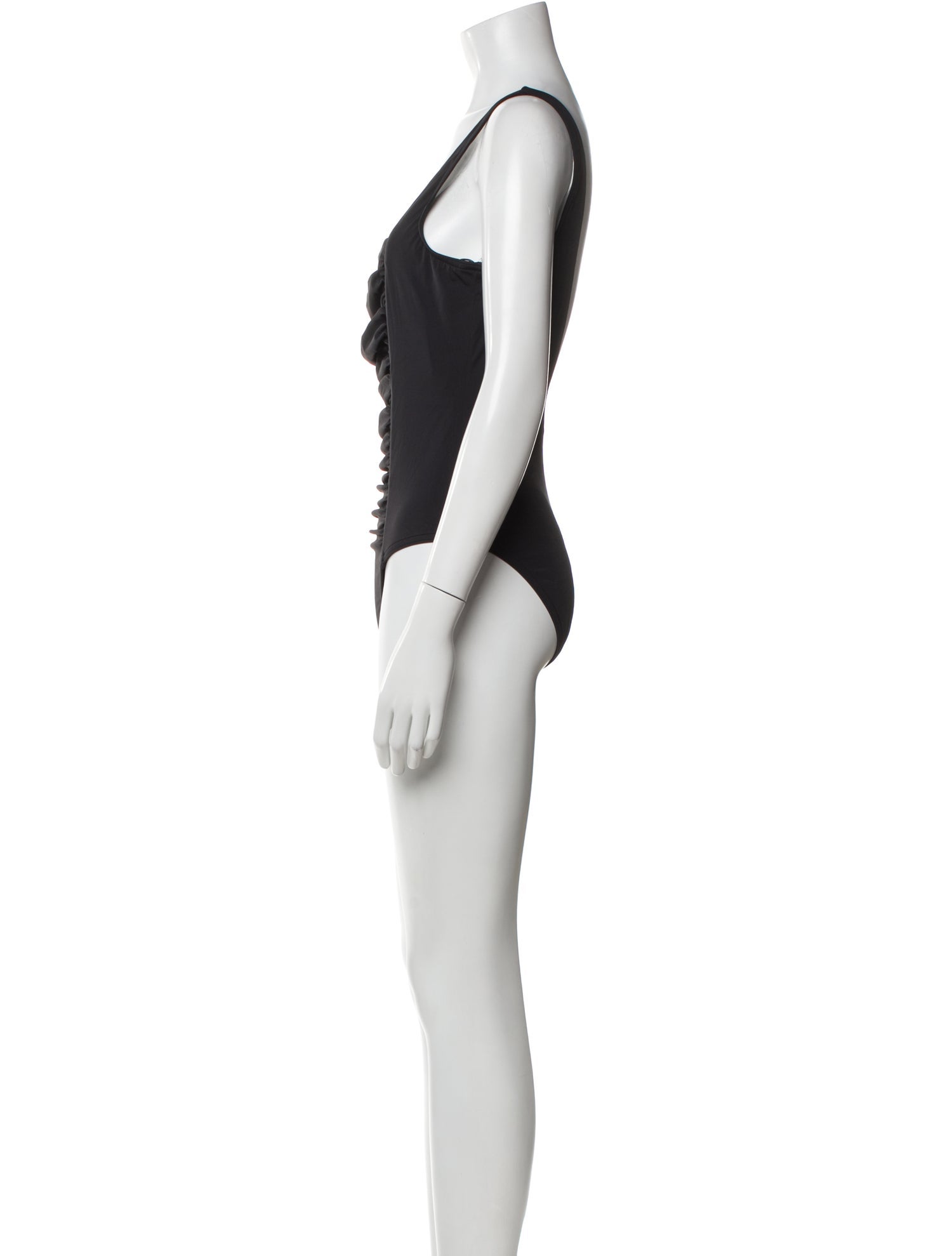 Staud Ruffle Embellishment One-Piece