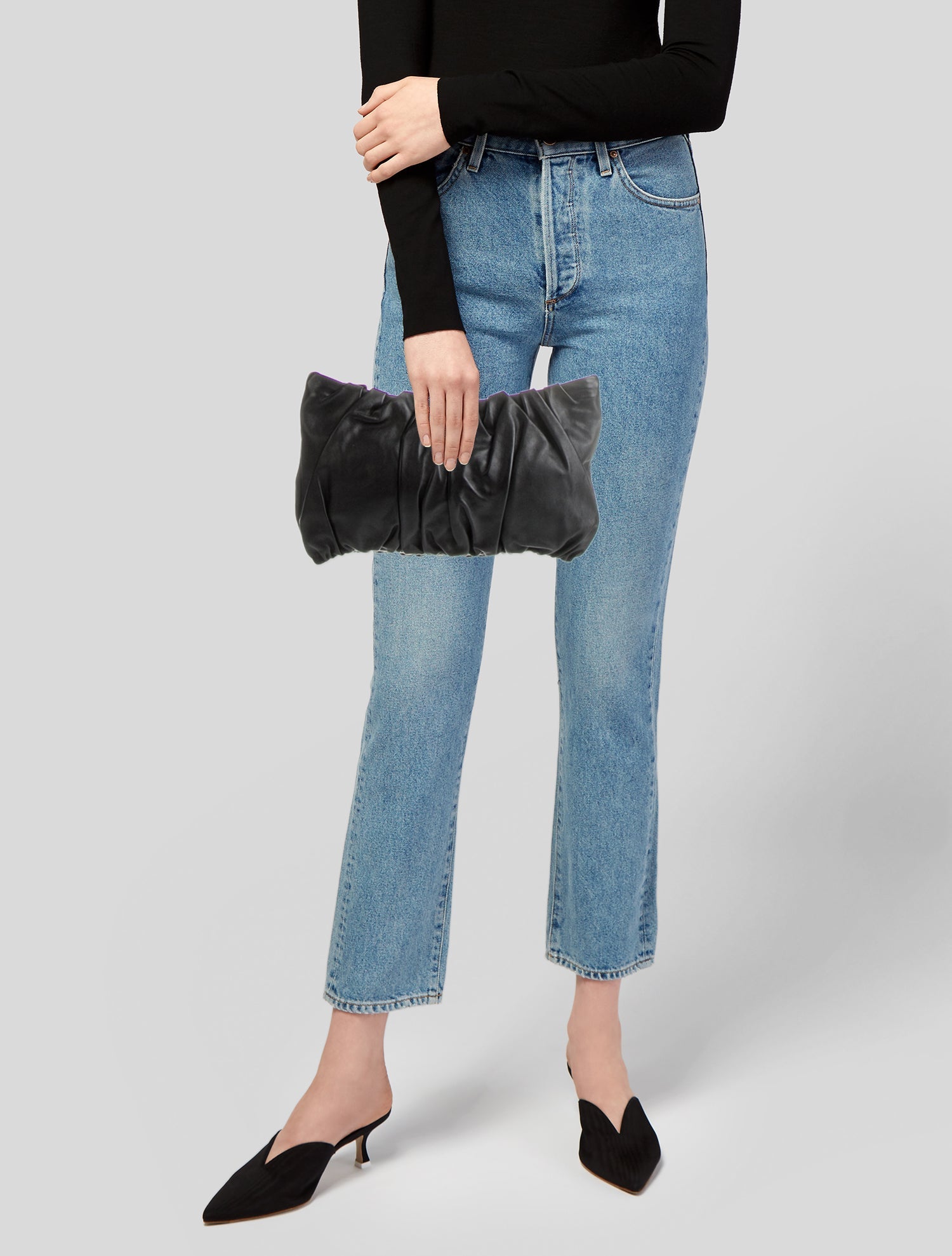 Staud Leather Clutch