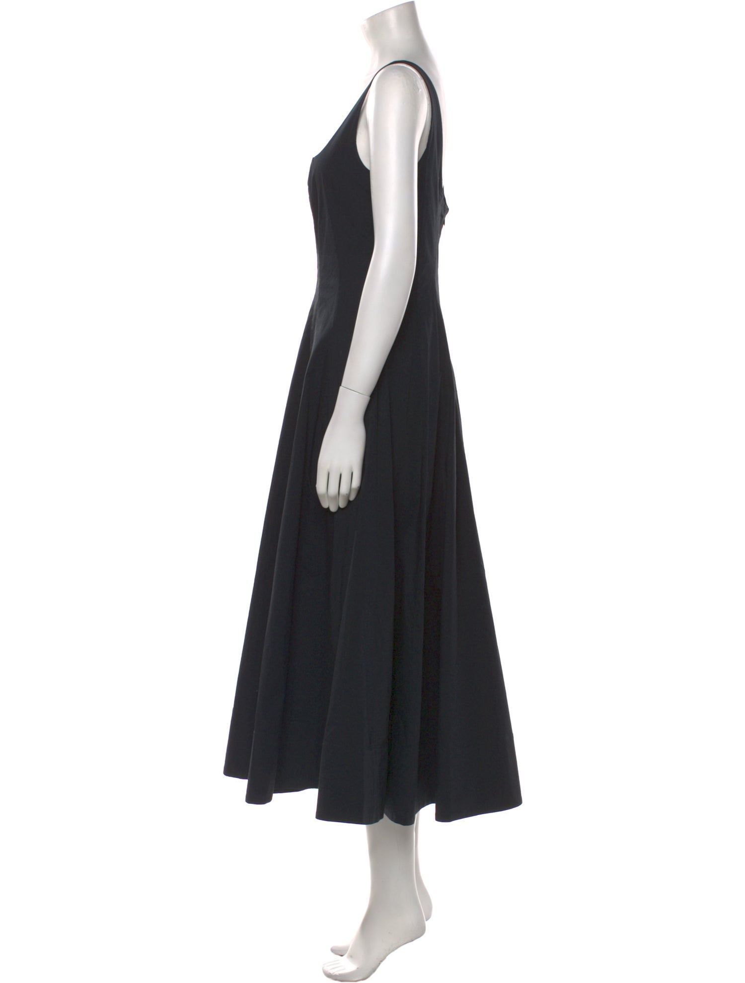 Staud Square Neckline Long Dress