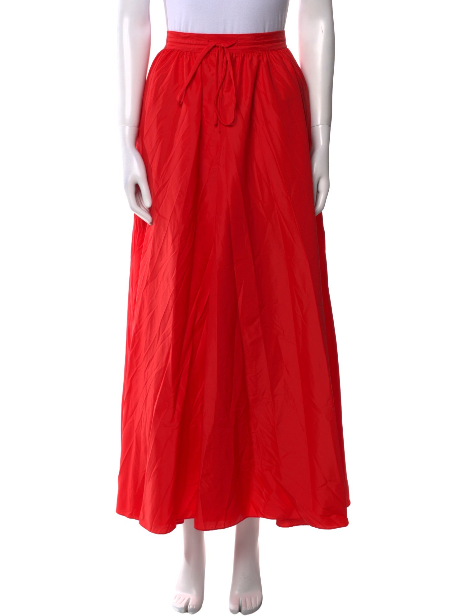 Staud Nylon Midi Length Skirt