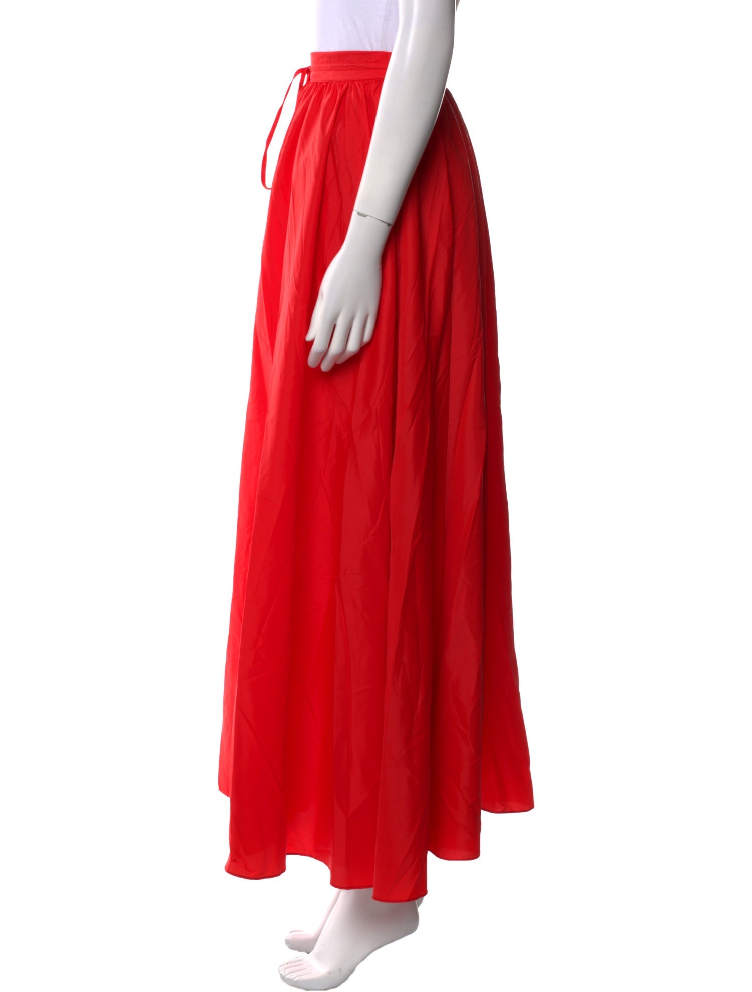 Staud Nylon Midi Length Skirt