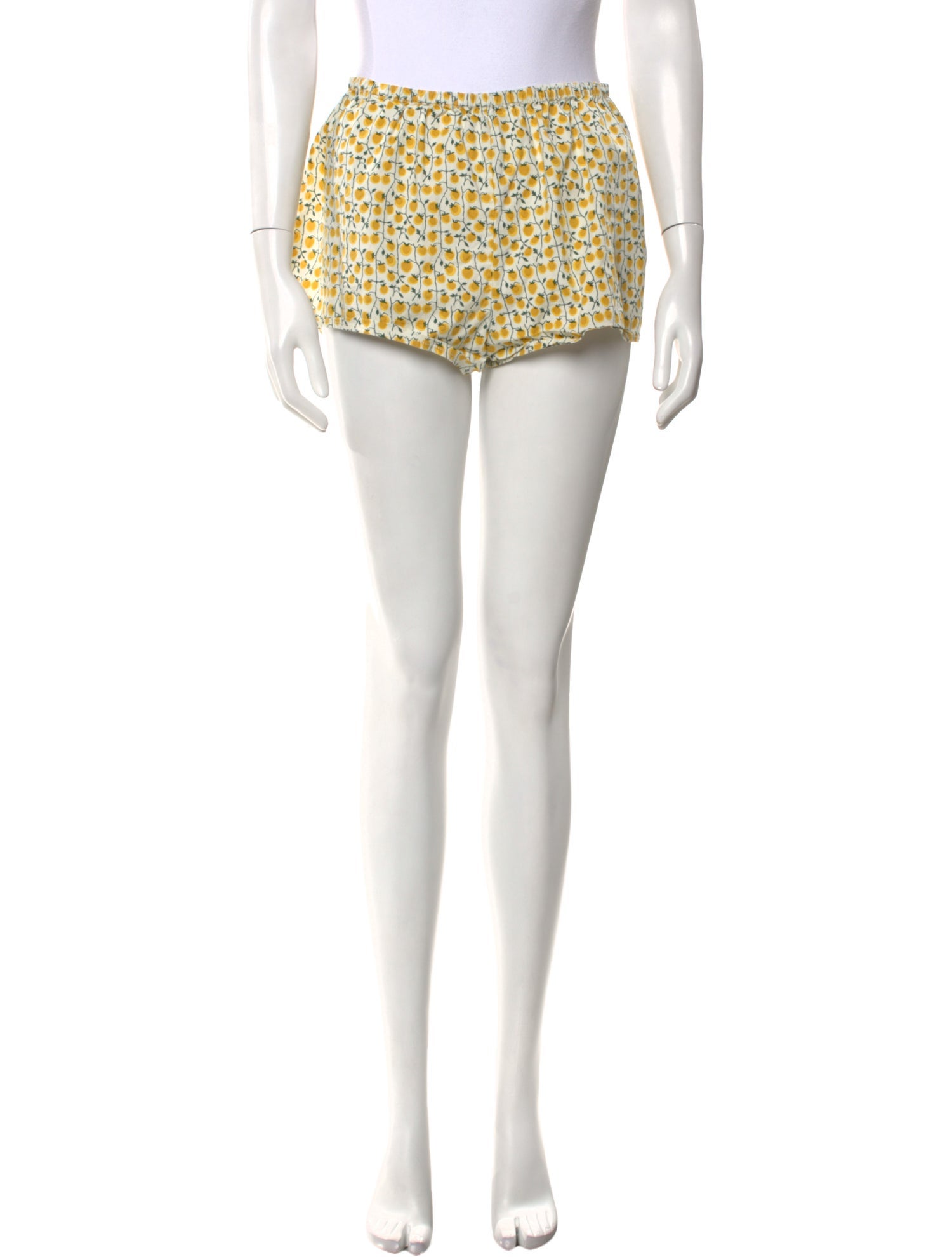 Staud Printed Mini Shorts