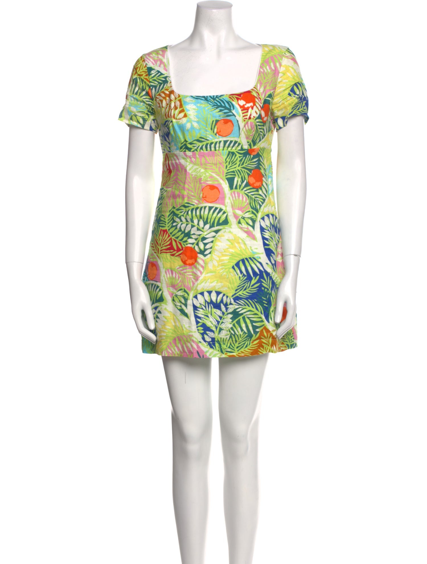 Staud Linen Mini Dress