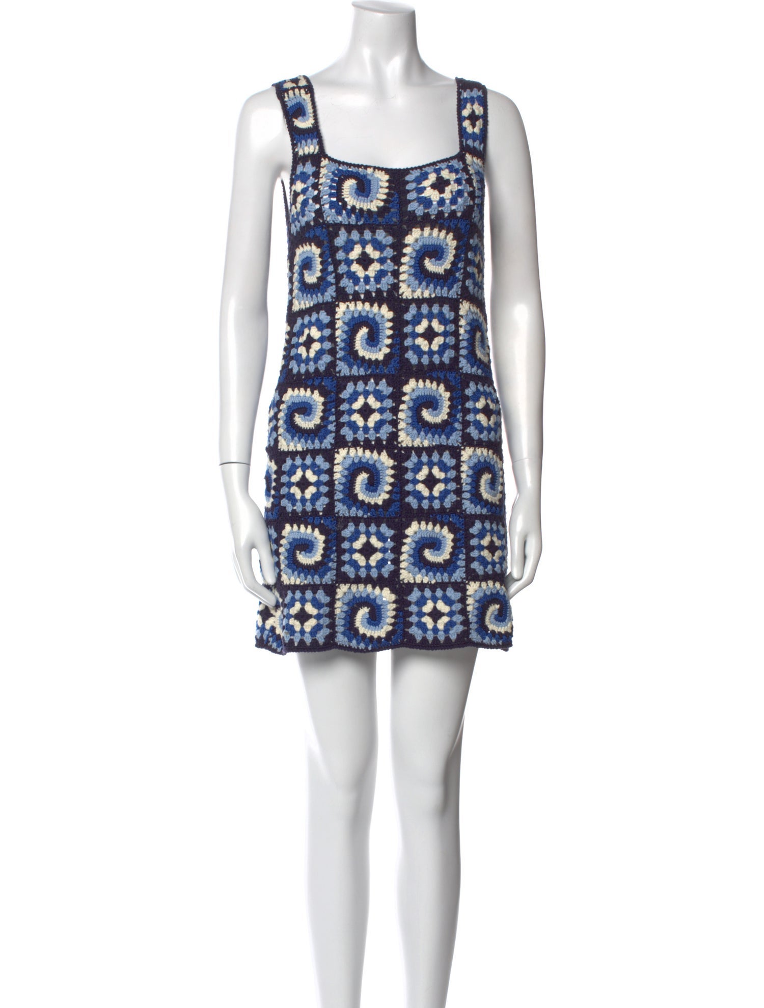 Staud Printed Mini Dress