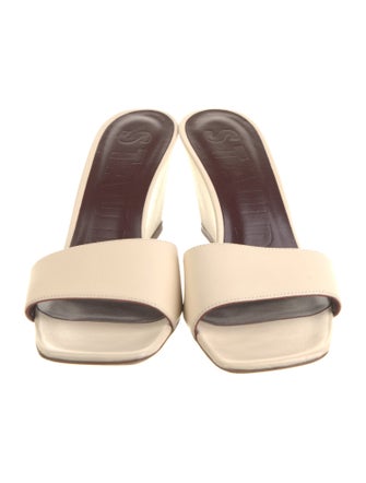 Staud Leather Slides
