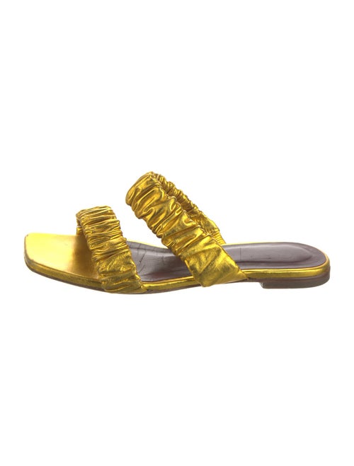 Staud Patent Leather Slides