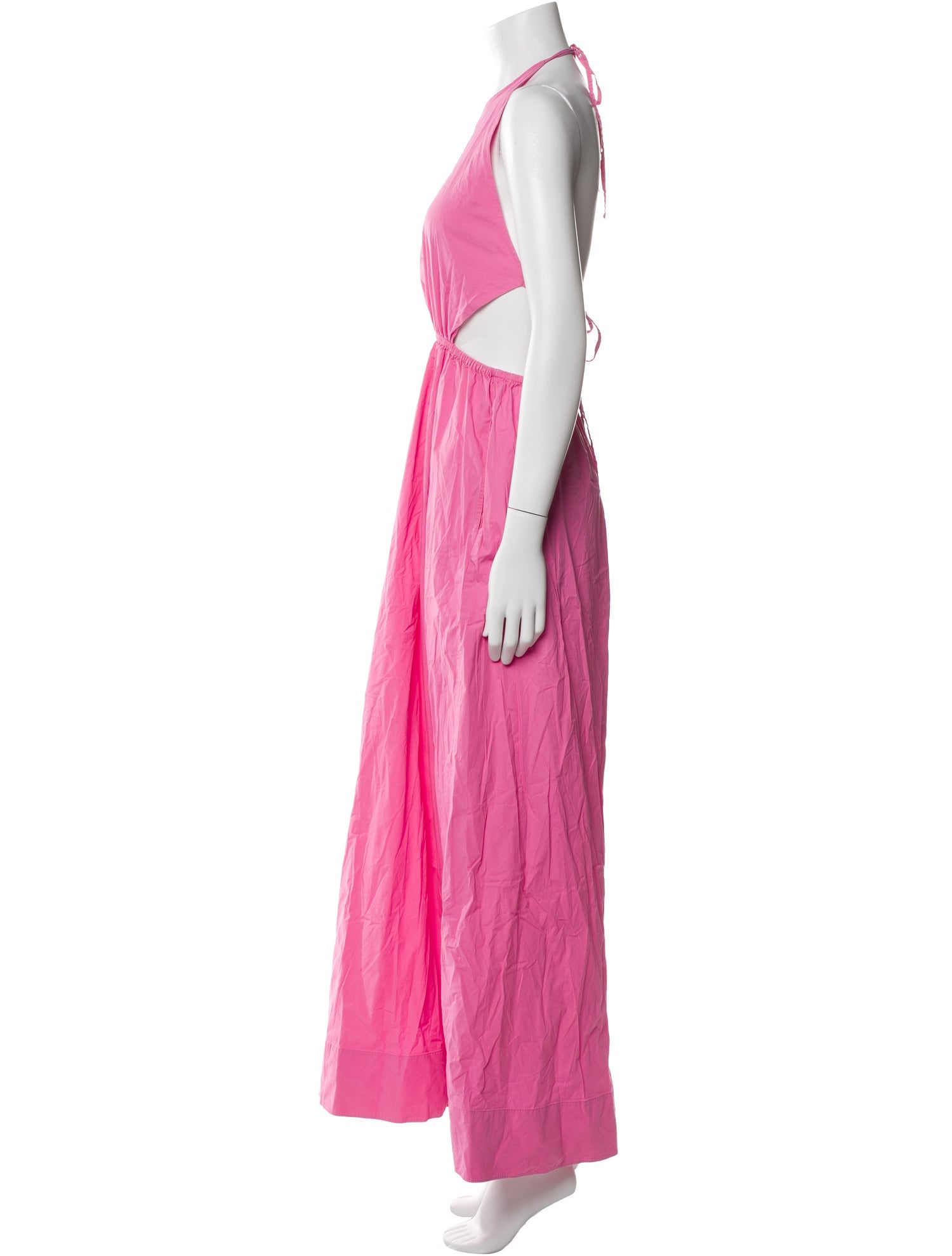 Staud Halterneck Long Dress