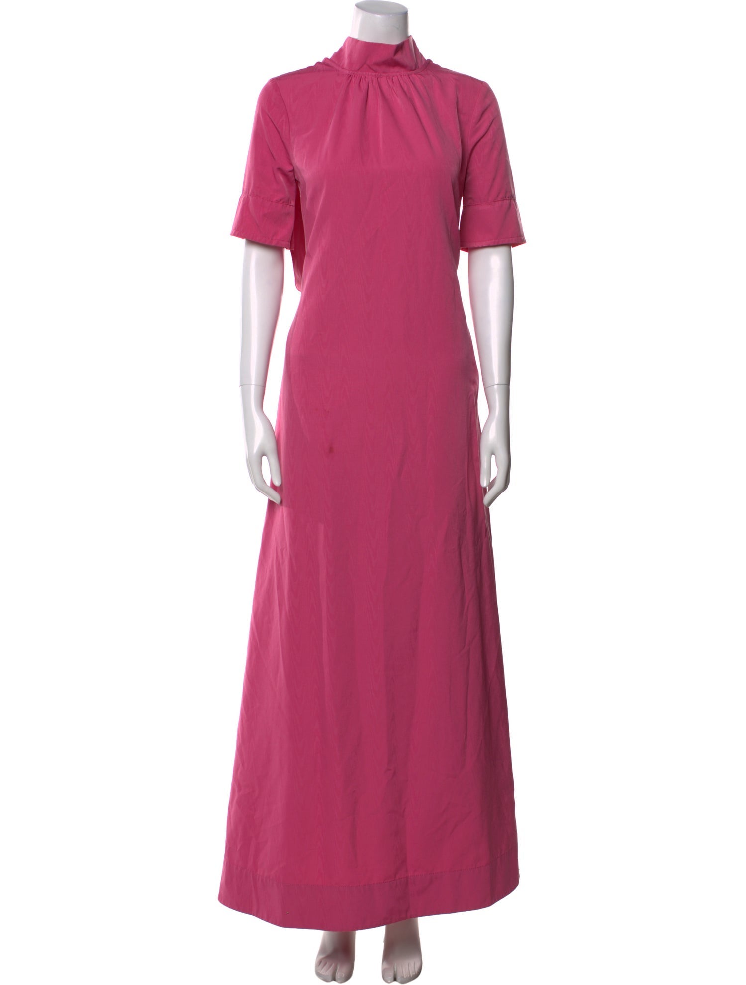 Staud Mock Neck Long Dress