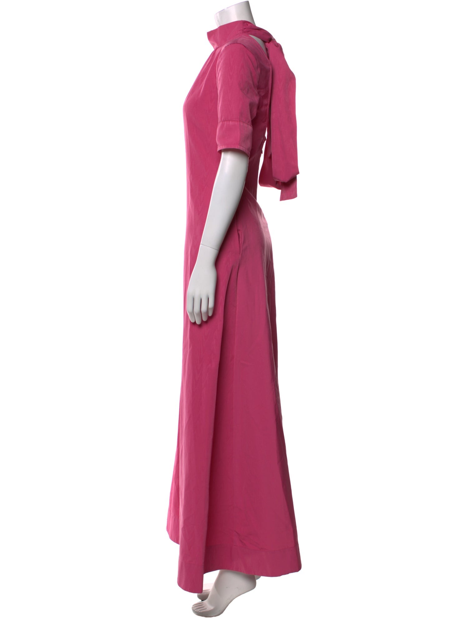 Staud Mock Neck Long Dress