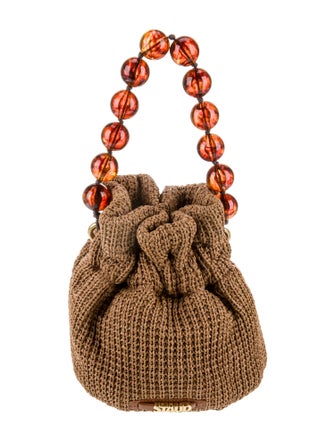 Staud Raffia Bucket Bag