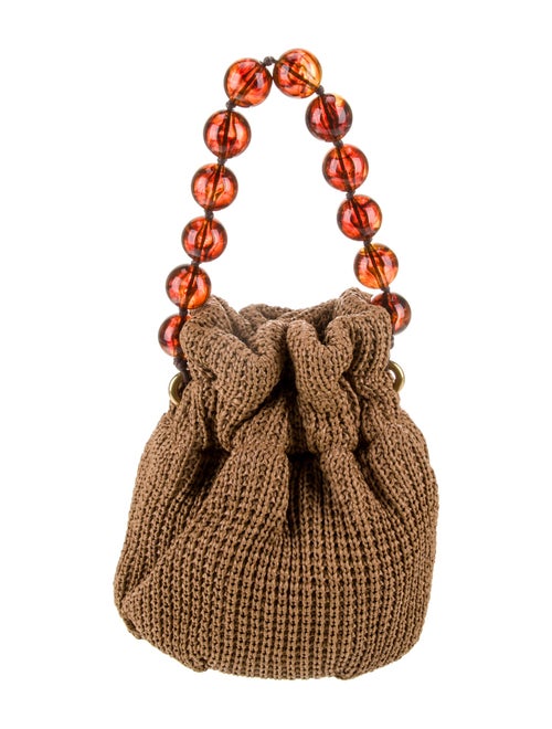 Staud Raffia Bucket Bag