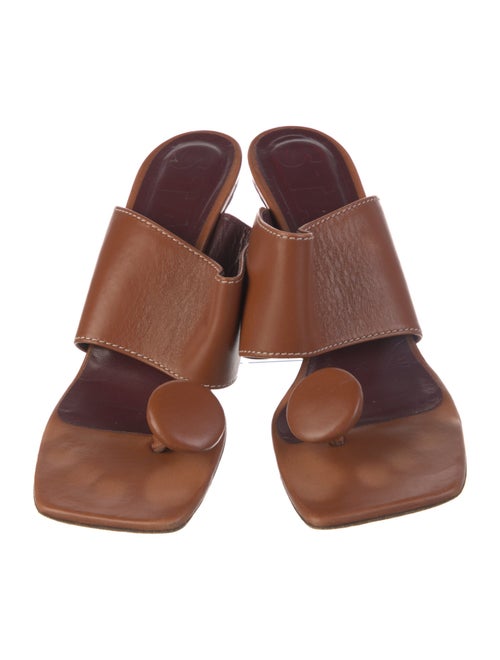 Staud Leather Slides