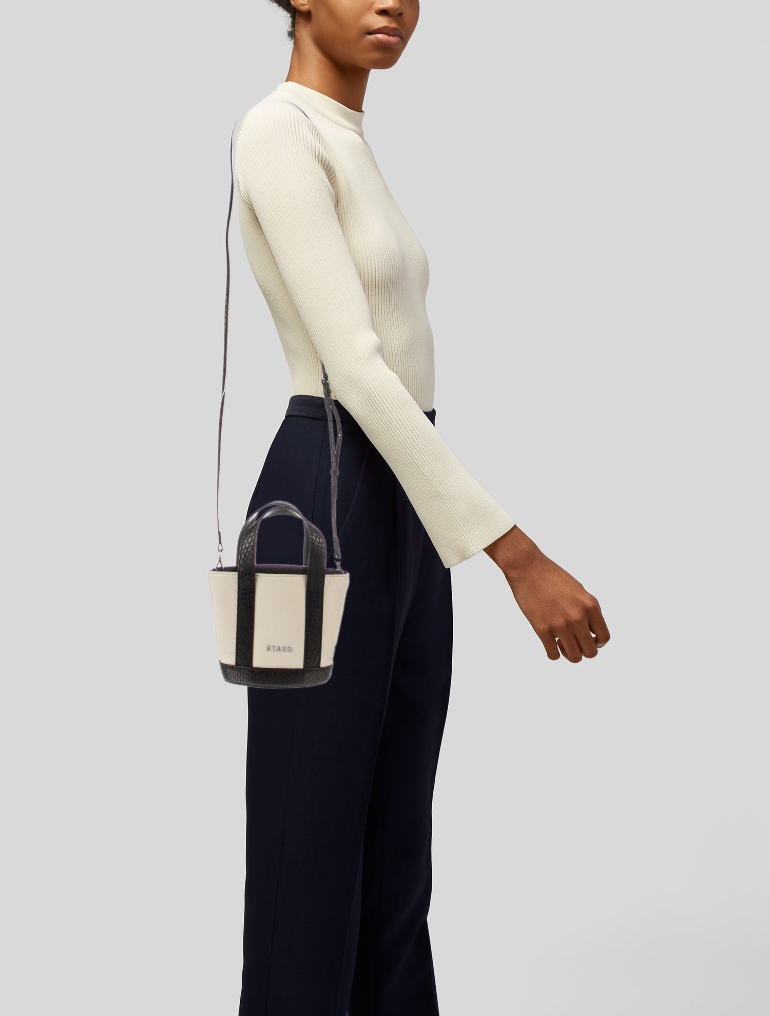 Staud Leather Crossbody Bag