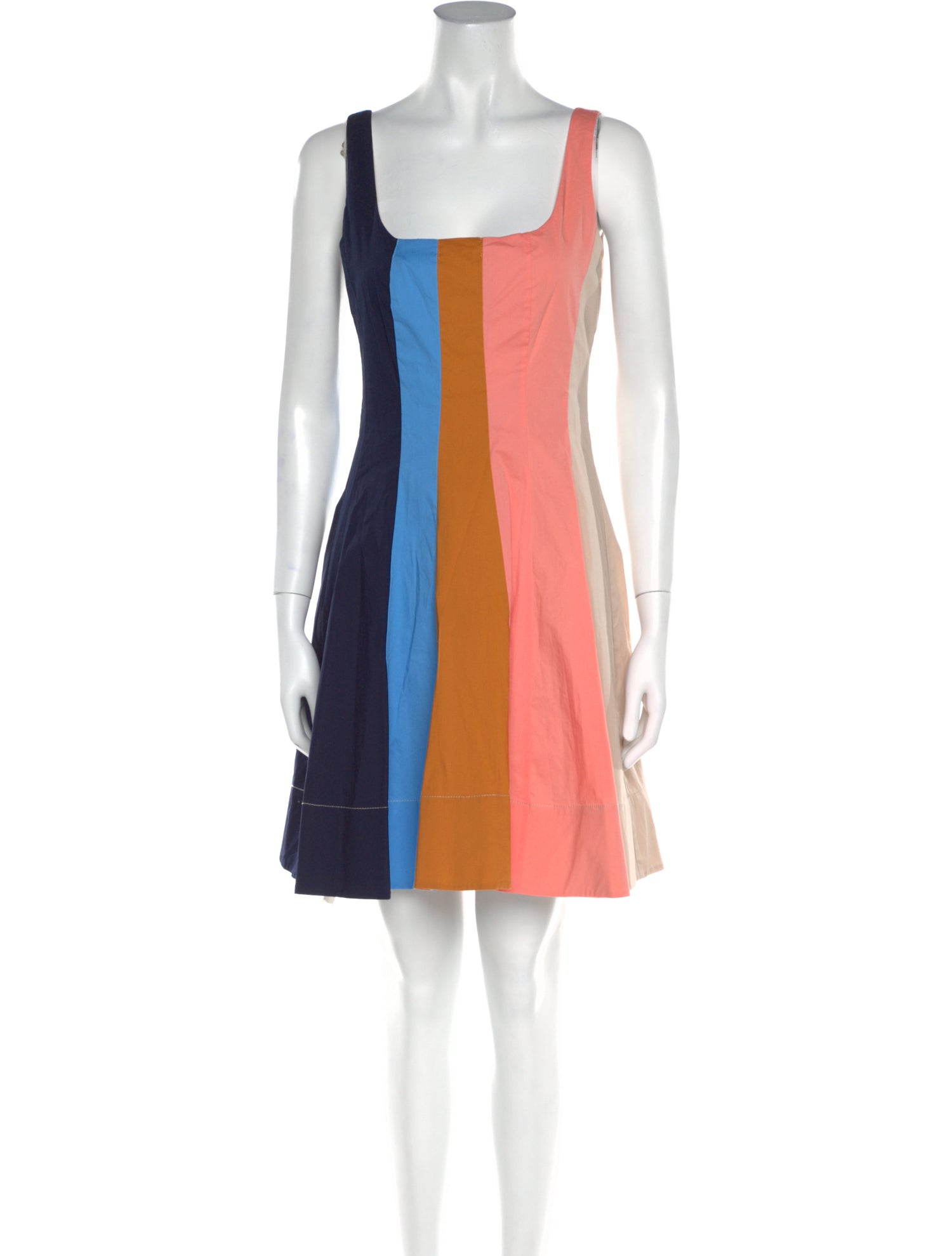 Staud Colorblock Pattern Mini Dress w/ Tags