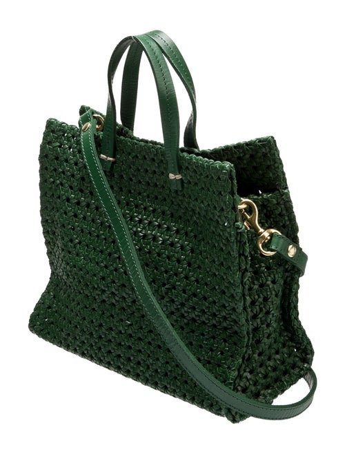 Clare V. Leather Top Handle Bag