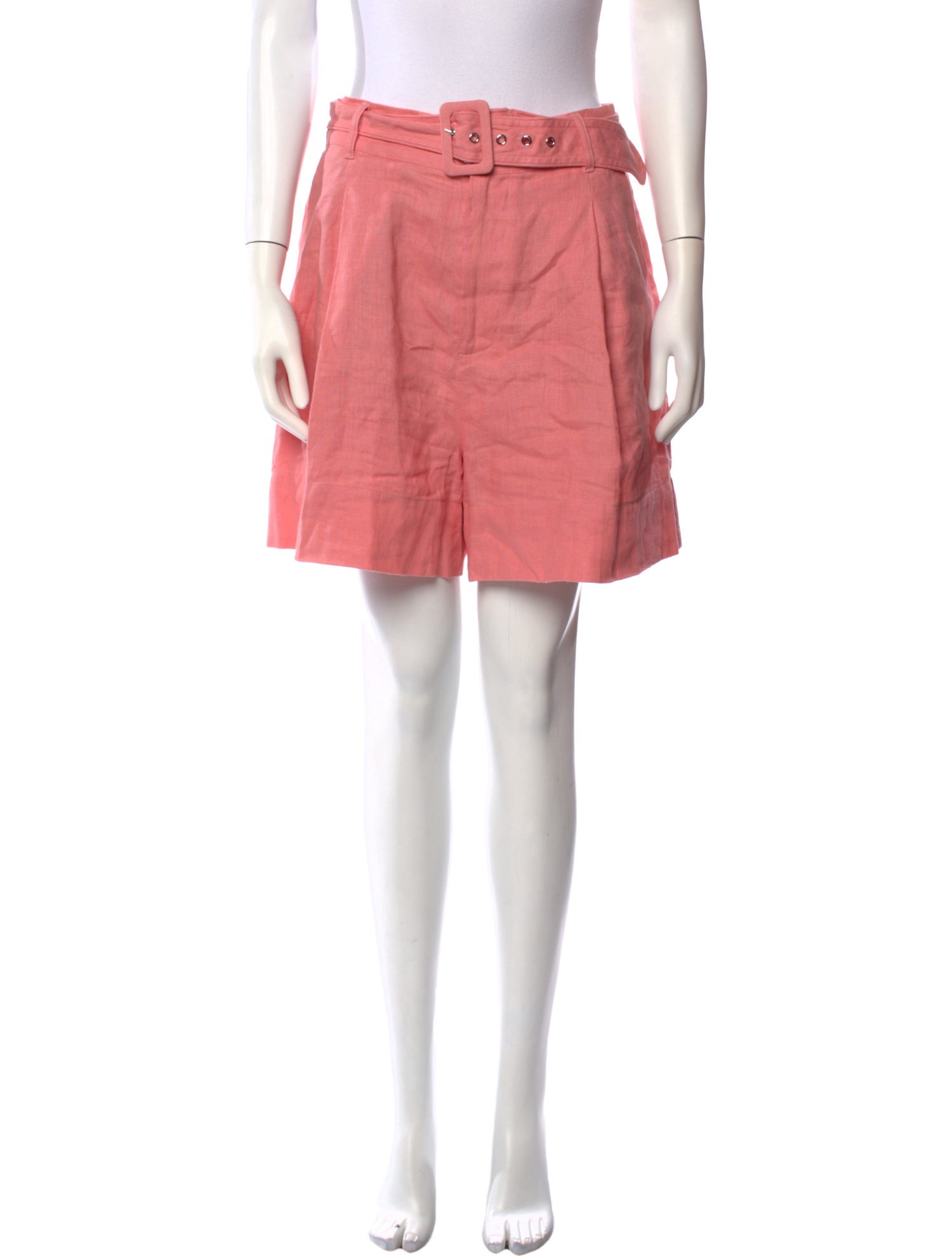 Staud Linen Knee-Length Shorts