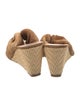 Staud Suede Braided Accents Slides