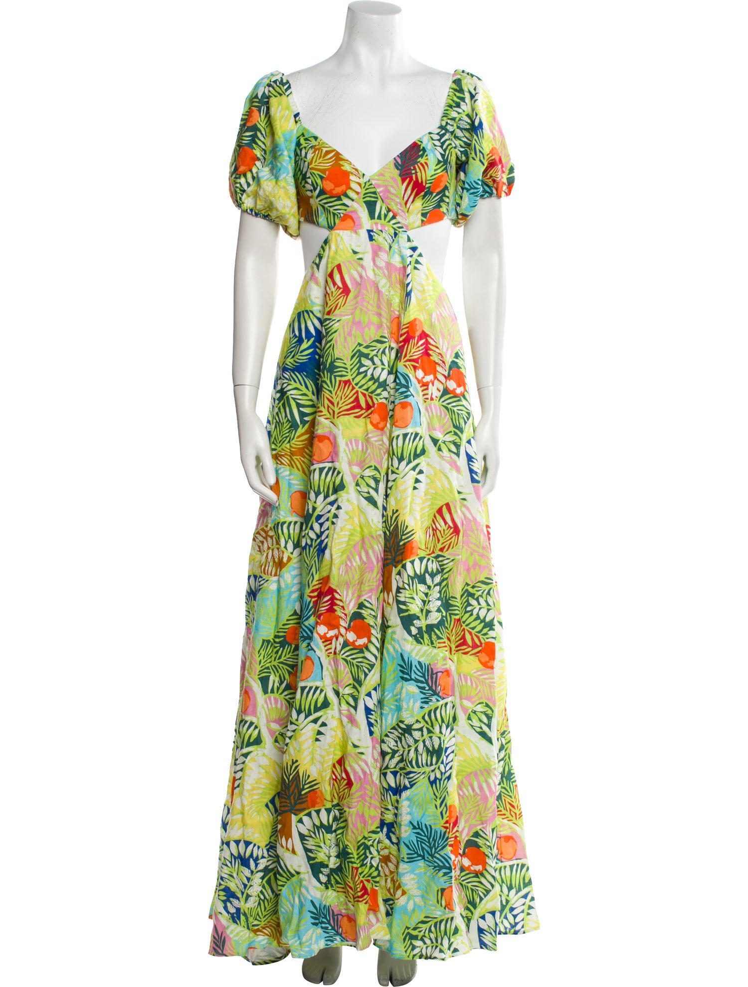 Staud Linen Long Dress