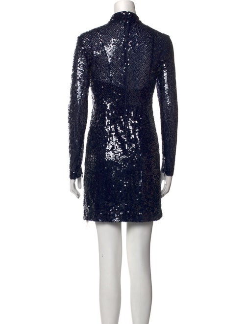 Staud Mock Neck Mini Dress