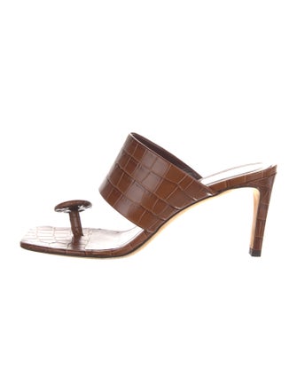 Staud Leather Slides