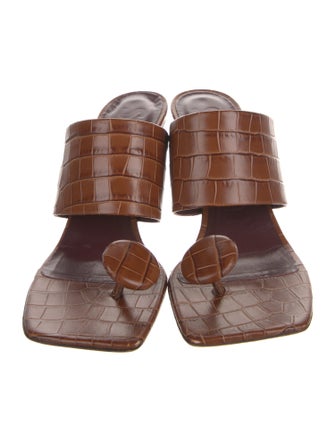 Staud Leather Slides