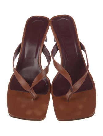 Staud Leather Slides