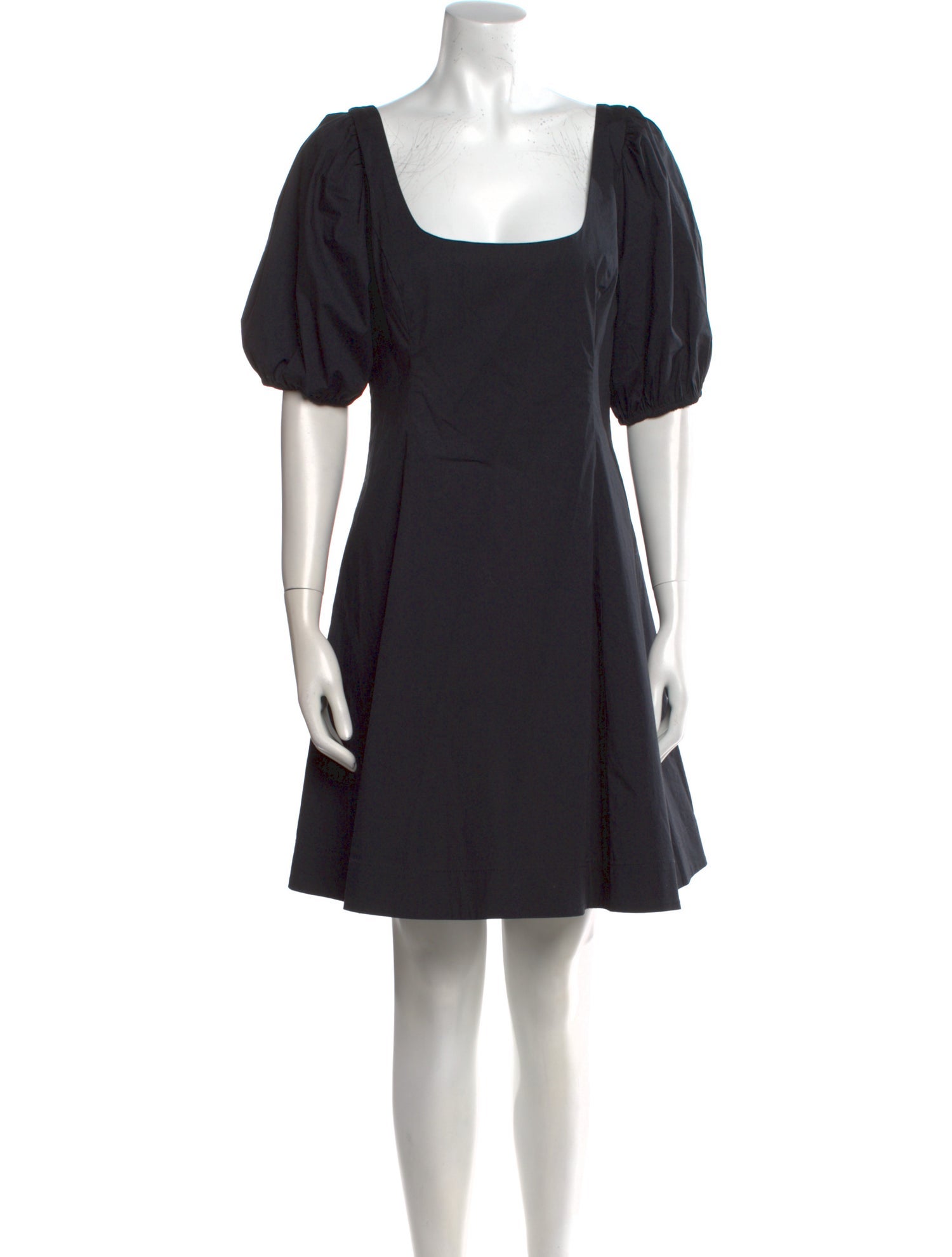 Staud Square Neckline Mini Dress