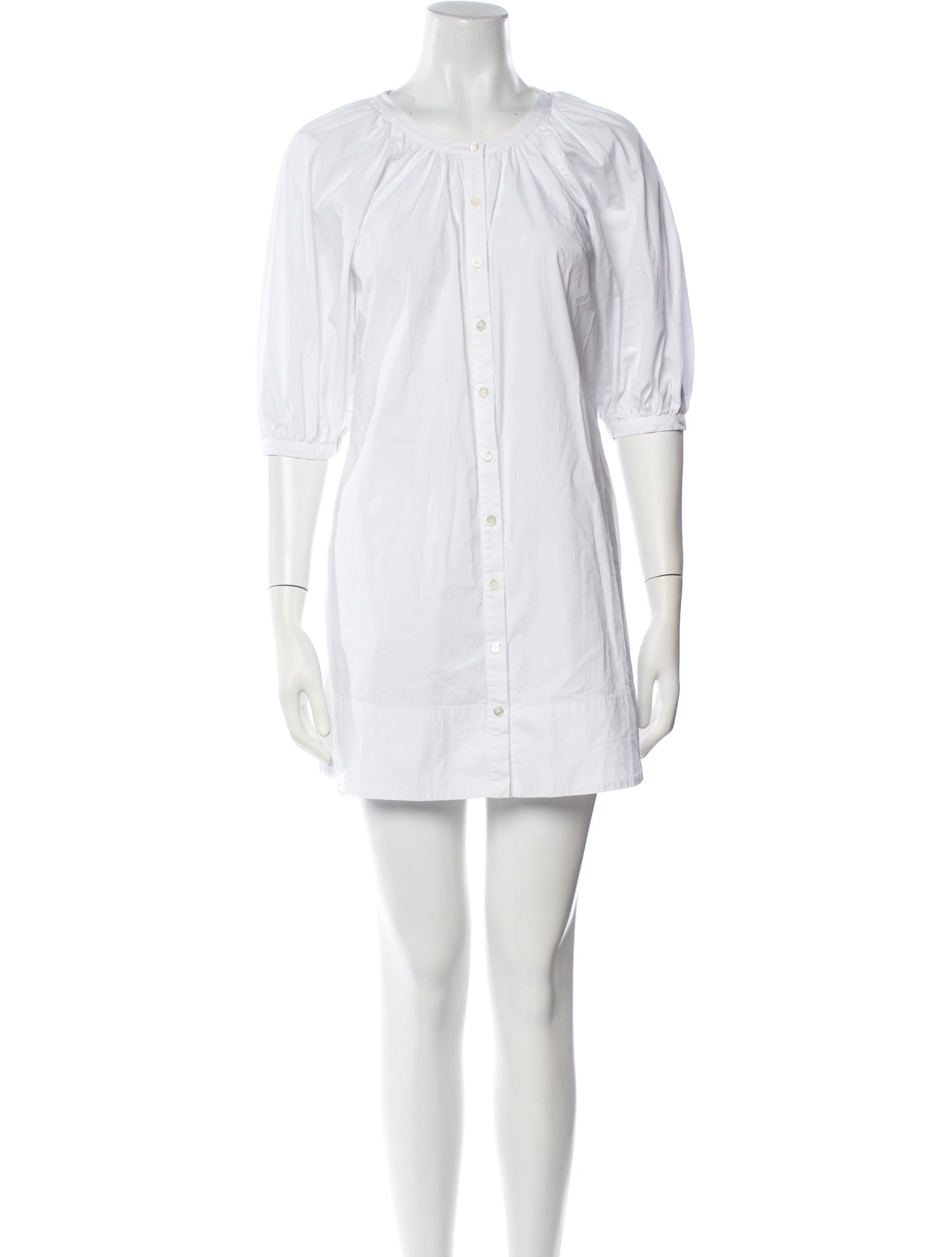 Staud Crew Neck Mini Dress