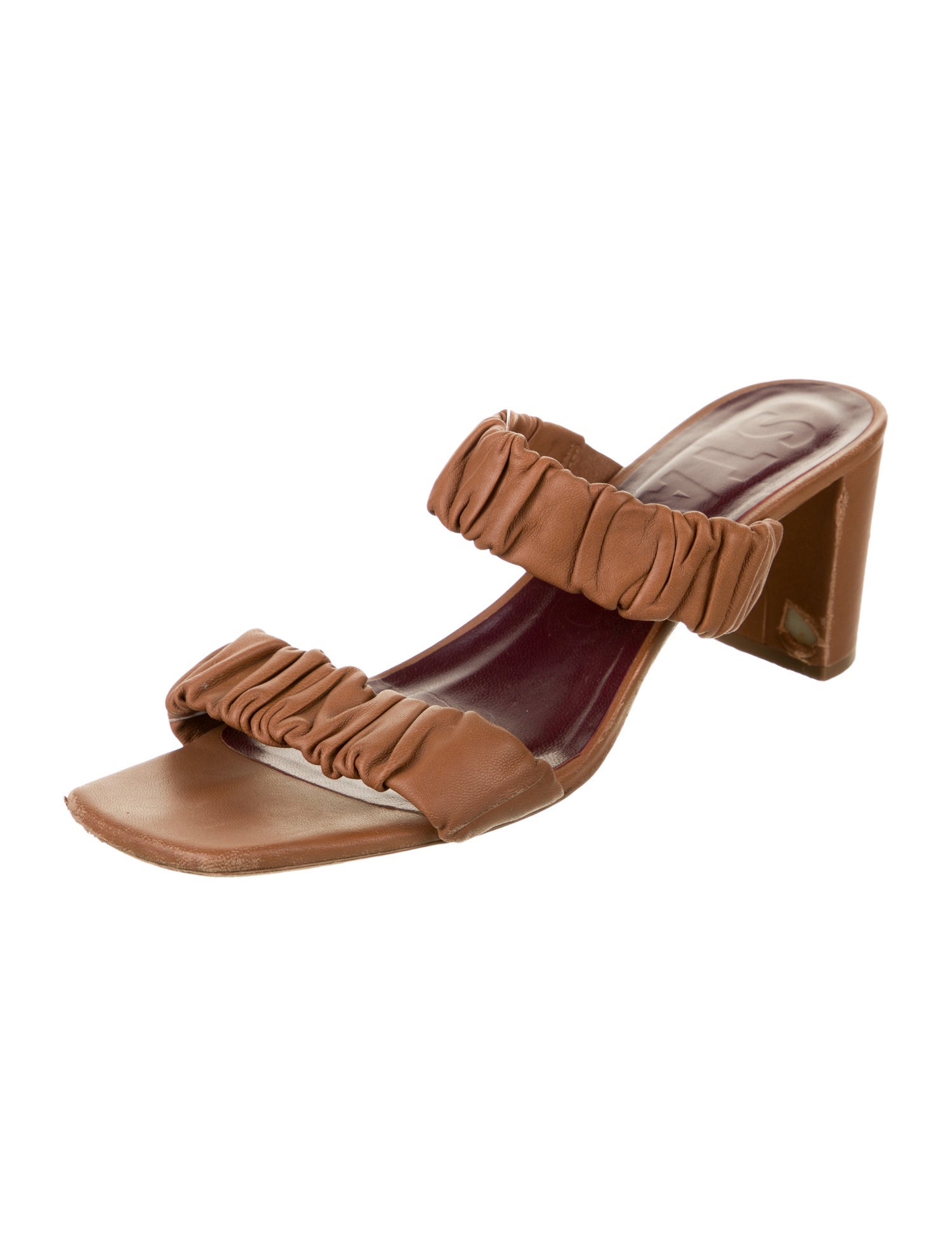Staud Leather Slides