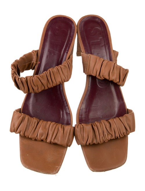 Staud Leather Slides