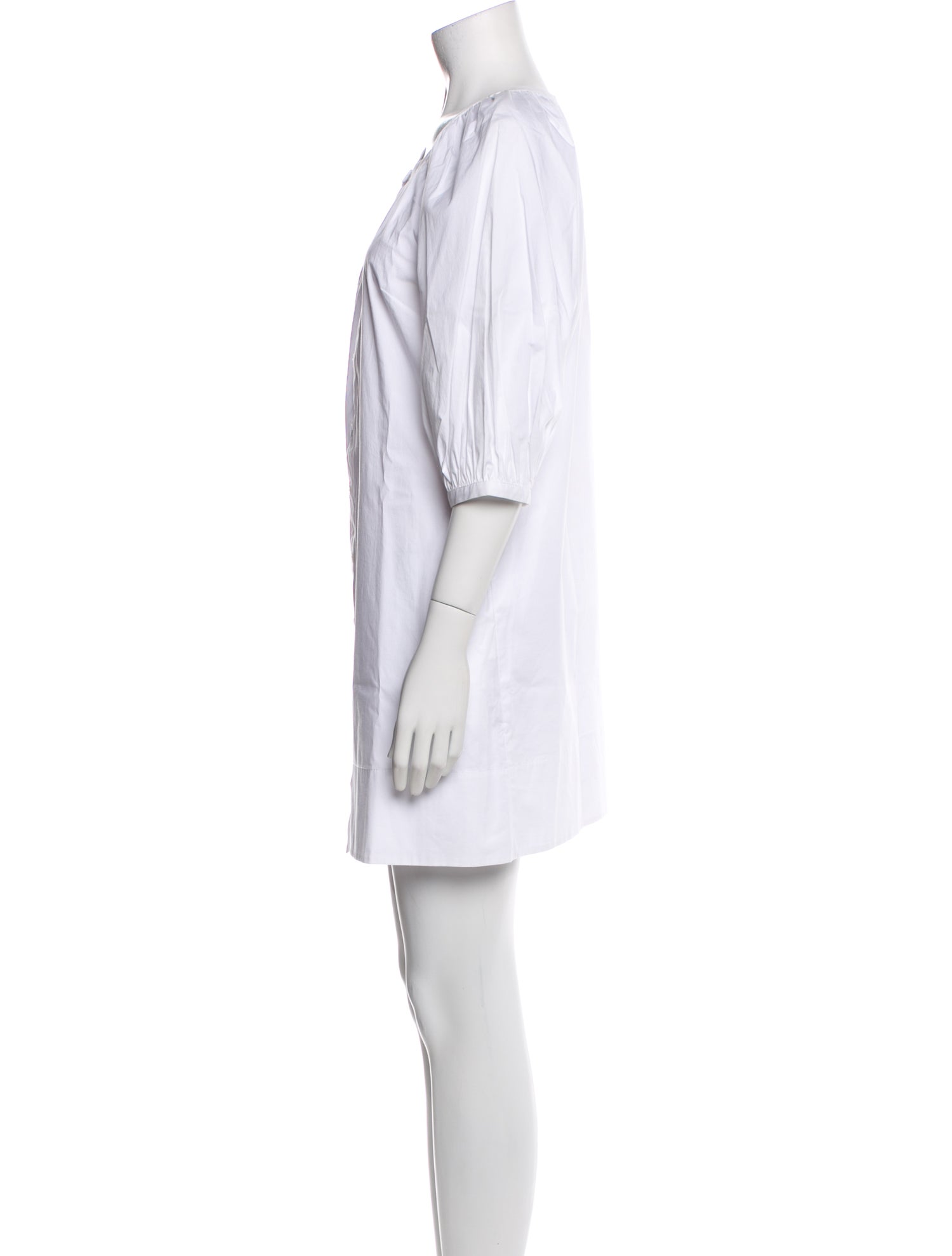 Staud Scoop Neck Mini Dress