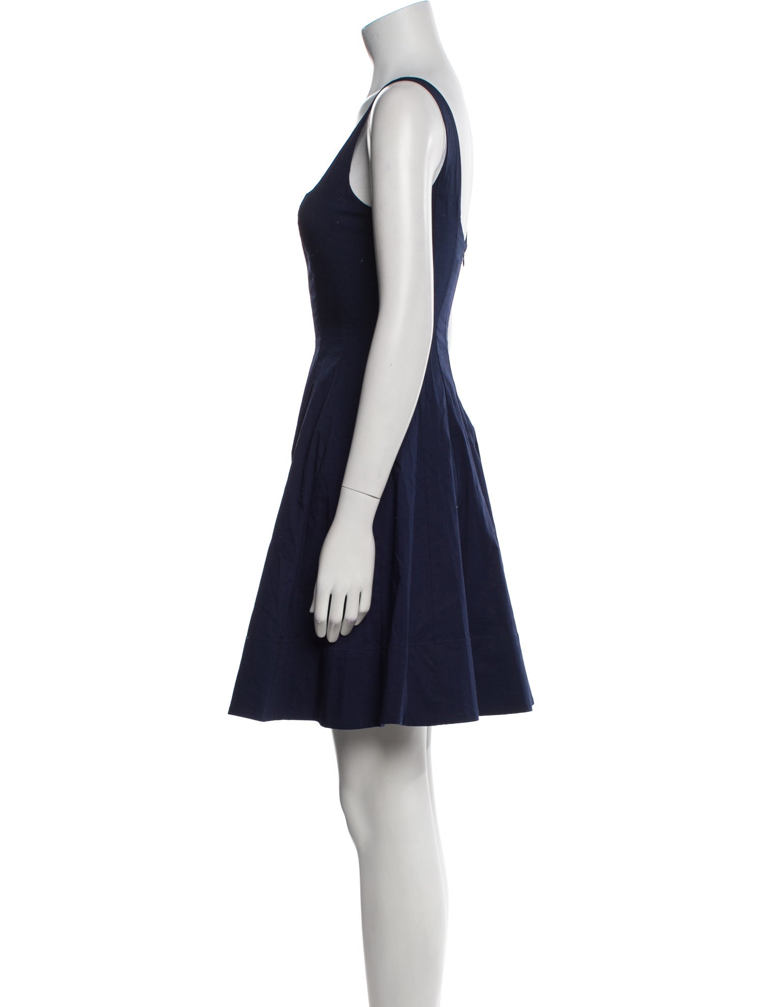 Staud Square Neckline Mini Dress